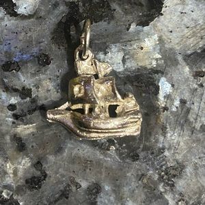 Vintage Sterling Silver Sail Boat Charm